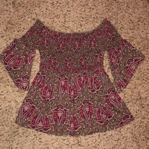 Hollister off the shoulder top